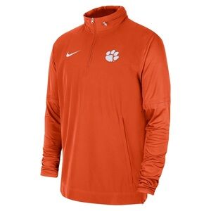 Clemson Tigers Nike Orange Men’s Small Quarter-Zip Pullover with Zippered Hood
